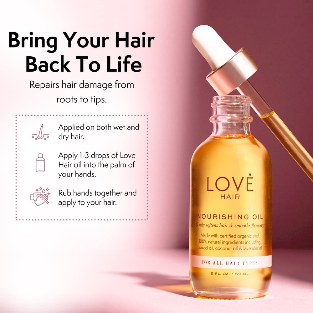 Love Hair Nourishing Oil For All Hair Types
